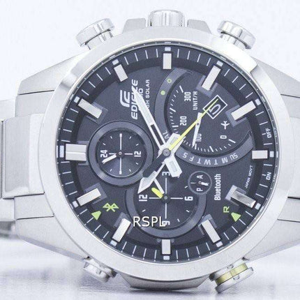Casio Edifice Bluetooth Smartphone Link Dual Time Tough Solar EQB-501D-1A Men's Watch