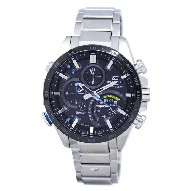 Casio Edifice Tough Solar Filght Mode Bluetooth Tachymeter EQB-501XDB-1A Men's Watch