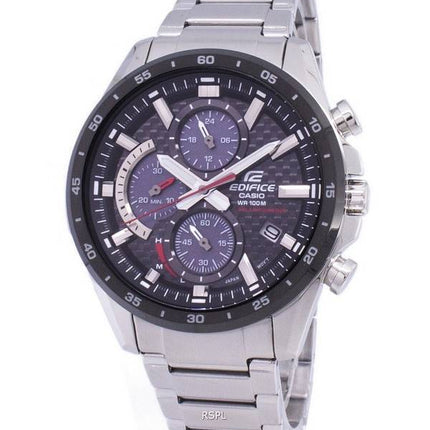Casio Edifice Chronograph Solar EQS900DB-1AV EQS-900DB-1AV Men's Watch