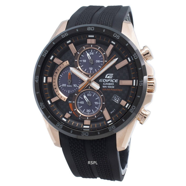 Casio Edifice EQS-900PB-1AV EQS900PB-1AV Chronograph Solar Men's Watch