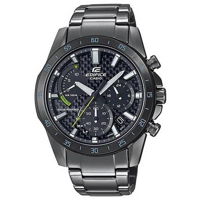 Casio Edifice Chronograph Analog Solar EQS-930DC-1A EQS930DC-1 100M Men's Watch