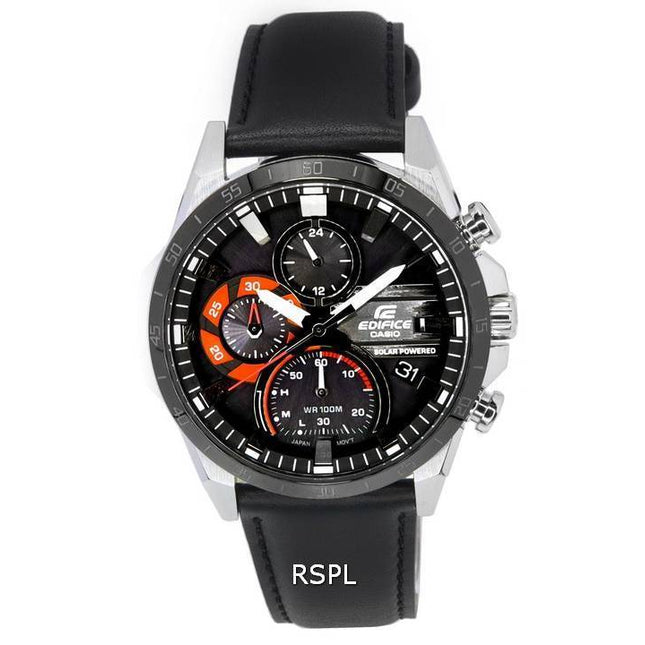 Casio Edifice Smartphone Link Chronograph Black Dial Solar Powered EQS-940BL-1A EQS940BL-1 100M Men's Watch