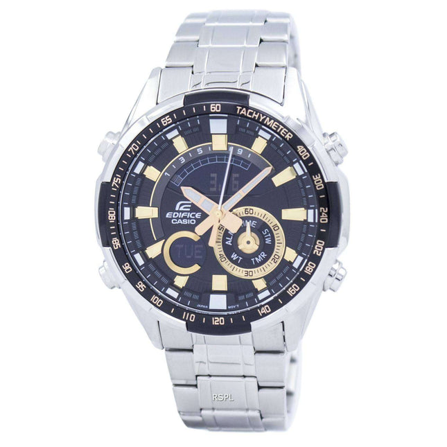 Casio Edifice Chronograph Tachymeter Analog Digital ERA-600D-1A9V ERA600D-1A9V Men's Watch