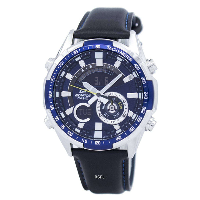 Casio Edifice Chronograph Tachymeter Analog Digital ERA-600L-2AV ERA600L-2AV Men's Watch