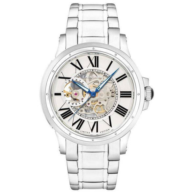 Thomas Earnshaw Comet Limited Edition Silver Open Heart Skeleton Dial Automatic ES-8243-11 Mens Watch