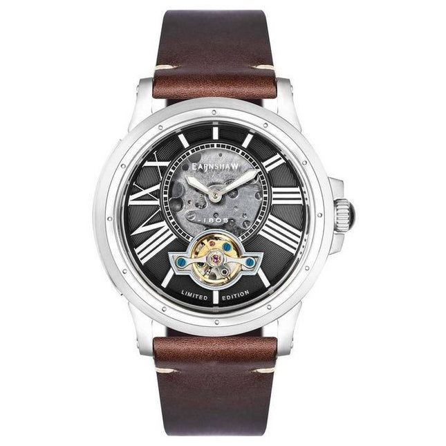 Thomas Earnshaw Bertha Limited Edition Open Heart Skeleton Dial Automatic ES-8244-01 Mens Watch