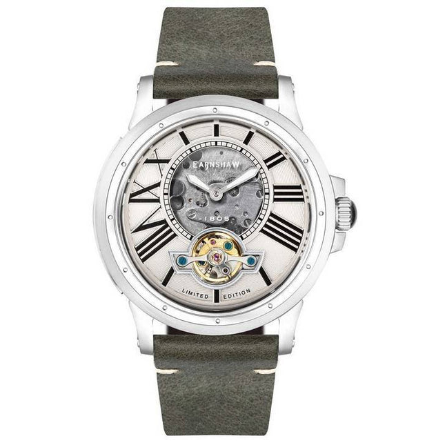 Thomas Earnshaw Bertha Limited Edition Open Heart Skeleton Dial Automatic ES-8244-02 Mens Watch