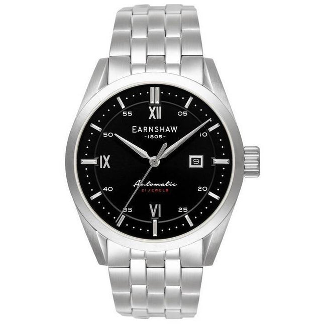 Thomas Earnshaw Smith Precisto Limited Edition Black Dial Automatic ES-8811-11 Mens Watch