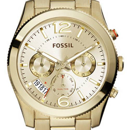 Fossil Perfect Boyfriend Multifunction Dual Time ES3884 Women's Watch