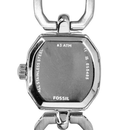 Fossil Harlow Stainless Steel Satin Cream Dial Quartz ES5485 Women's Watch