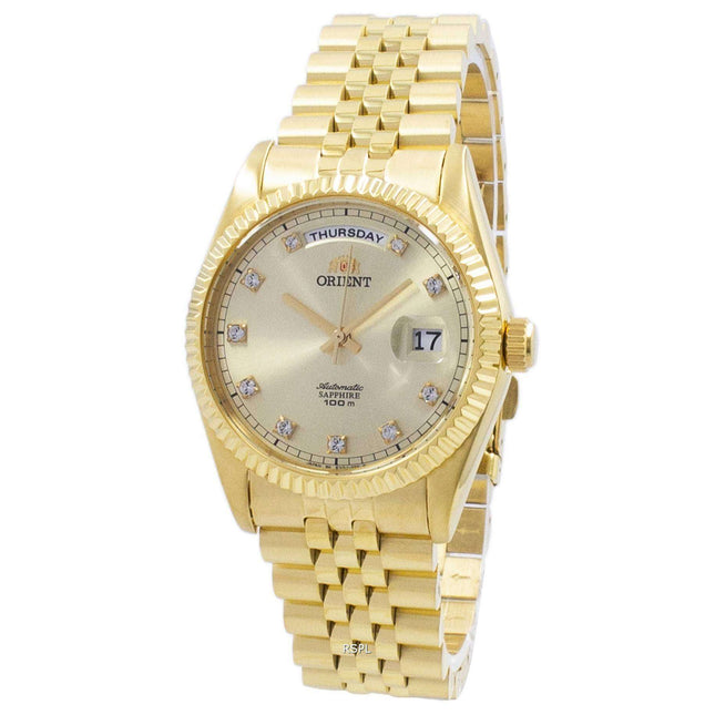 Orient "President" Classic Automatic Diamond Accent EV0J001G Men's Watch