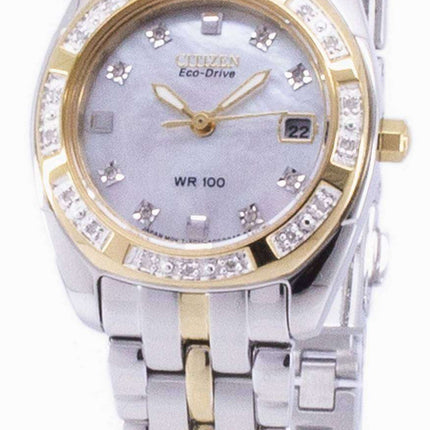 Citizen Paladion Eco-Drive Diamond Accents EW1594-55D Women's Watch