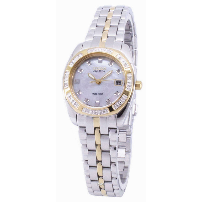 Citizen Paladion Eco-Drive Diamond Accents EW1594-55D Women's Watch