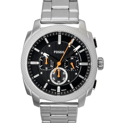 Fossil Machine Chronograph Stainless Steel Black Dial Quartz FS6095 Men's Watch