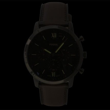 Fossil Neutra Chronograph Brown Leather Strap Brown Dial Quartz FS6163 Men's Watch