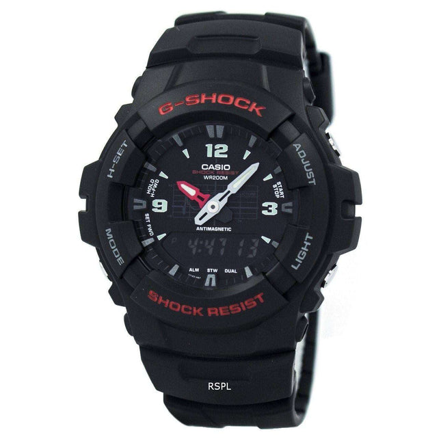 Casio G-Shock Analog Digital 200M G-100-1B Men's Watch
