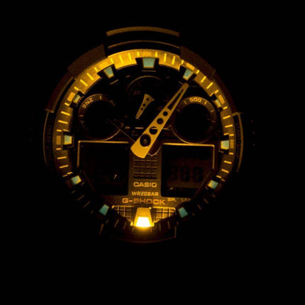 Casio G-Shock Velocity Indicator Alarm GA-100-1A4 GA100-1A4 Men's Watch