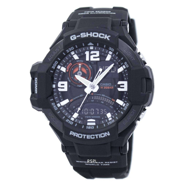 Casio G-Shock GRAVITYMASTER Twin Sensor GA-1000-1A Men's Watch