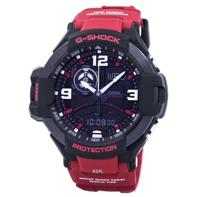 Casio G-Shock GravityMaster Analog Digital 200M GA-1000-4B Men's Watch
