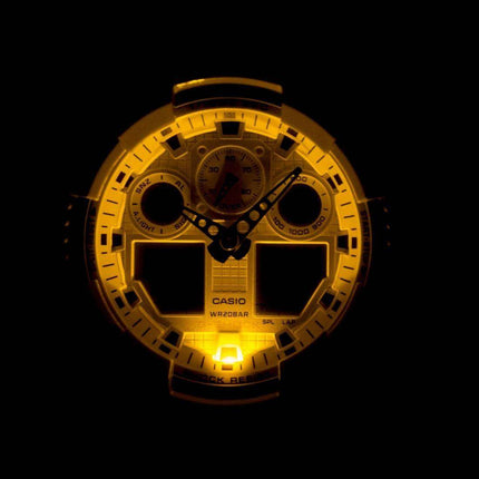 Casio G-Shock Analog-Digital GA-100A-7A Mens Watch