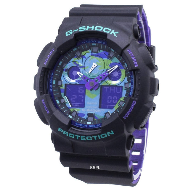 Casio G-Shock GA-100BL-1A GA100BL-1A Shock Resistant 200M Men's Watch