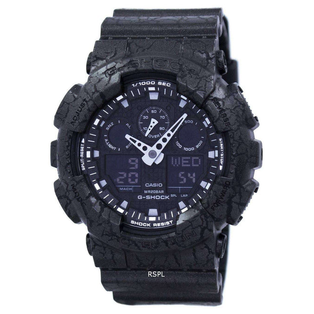 Casio G-Shock Shock Resistant World Time Analog Digital GA-100CG-1A Men's Watch