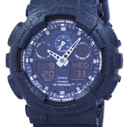 Casio G-Shock Shock Resistant World Time Analog Digital GA-100CG-2A Men's Watch