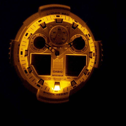 Casio G-Shock Shock Resistant Analog Digital GA-100MW-7A GA100MW-7A Men's Watch