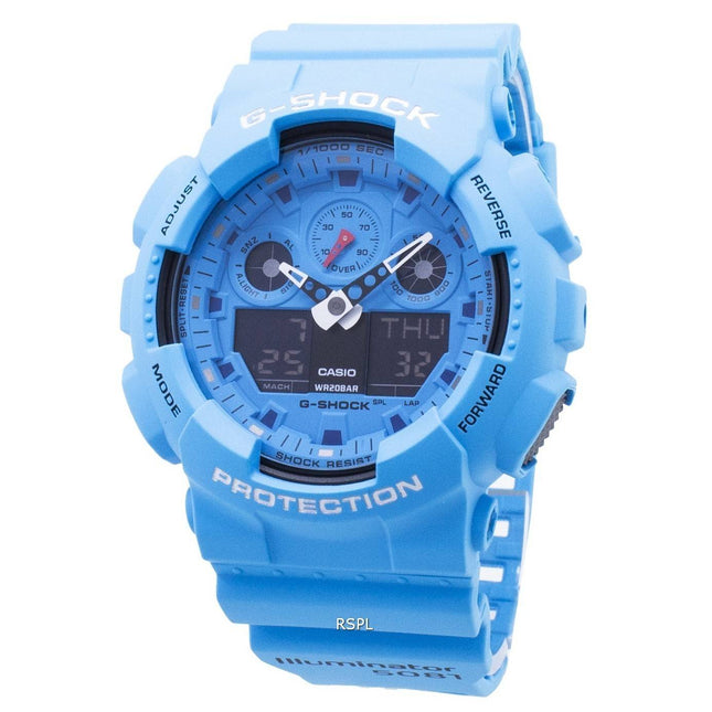 Casio G-Shock GA-100RS-2A GA100RS-2A Chronograph 200M Men's Watch