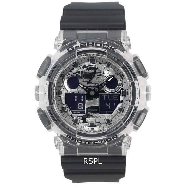 Casio G-Shock Analog Digital Camouflage Dial Quartz GA-100SKC-1A GA100SKC-1 200M Men's Watch
