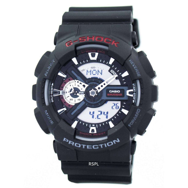 Casio G-Shock World Time Analog Digital GA-110-1A GA110 Men's Watch