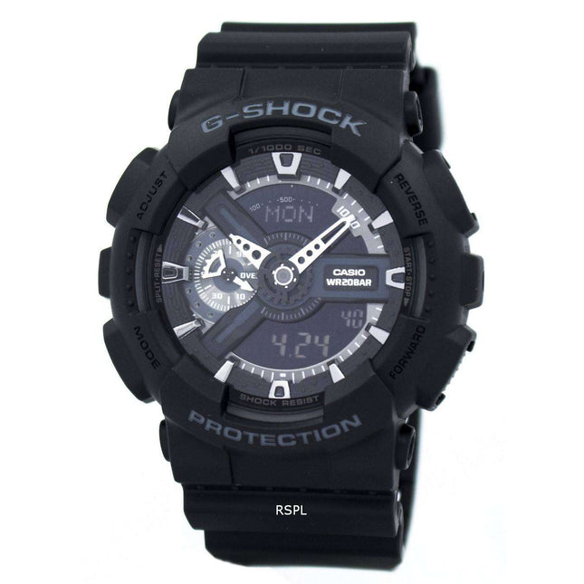 Casio G-Shock GA-110-1B GA-110-1 Mens Watch