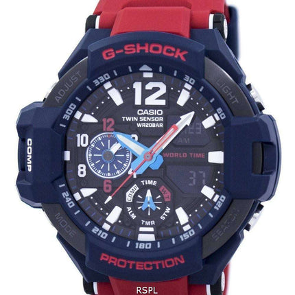 Casio G-Shock GRAVITYMASTER Shock Resistant World Time GA-1100-2A Men's Watch