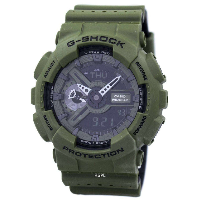 Casio G-Shock Shock Resistant World Time Alarm Analog Digital GA-110LP-3A Men's Watch