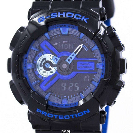 Casio G-Shock Shock Resistant World Time Analog Digital GA-110LPA-1A Men's Watch
