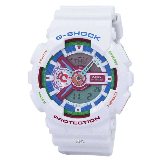 Casio G-Shock Shock Resistant Analog Digital 200M GA-110MC-7A Men's Watch