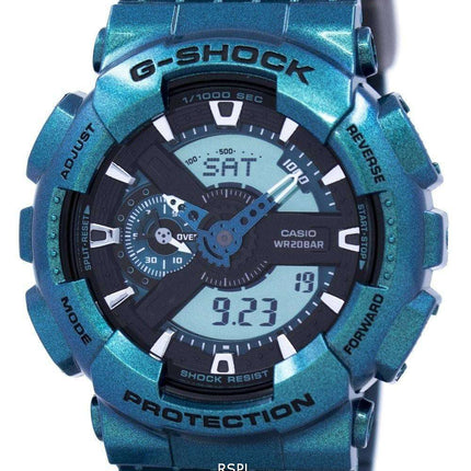 Casio G-Shock Shock Resistant World Time Analog Digital GA-110NM-3A Men's Watch