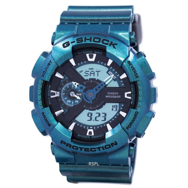 Casio G-Shock Shock Resistant World Time Analog Digital GA-110NM-3A Men's Watch