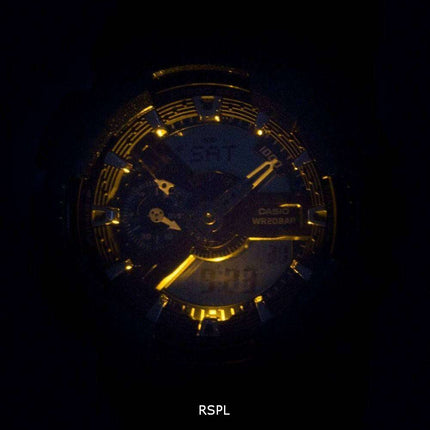 Casio G-Shock Shock Resistant World Time Analog Digital GA-110NM-3A Men's Watch
