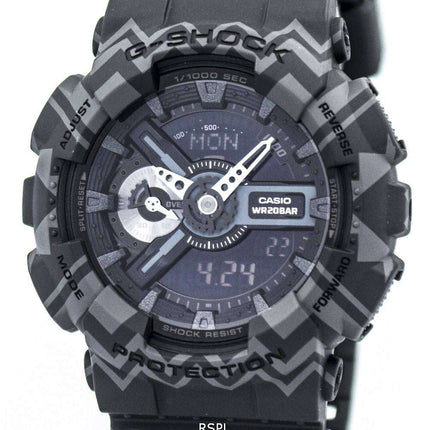 Casio G-Shock Analog Digital Tribal Pattern Series GA-110TP-1A Men's Watch