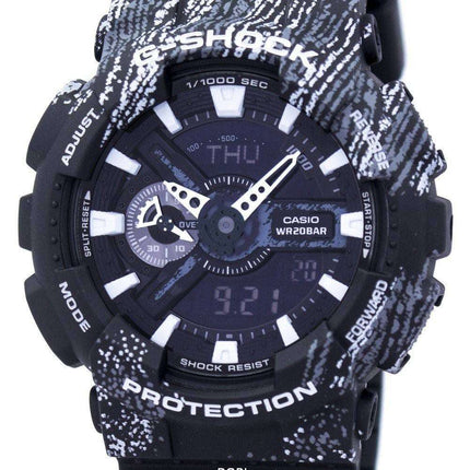 Casio G-Shock Shock Resistant World Time Alarm Analog Digital GA-110TX-1A Men's Watch