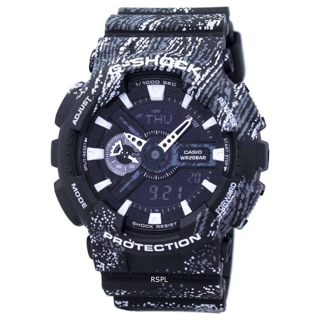 Casio G-Shock Shock Resistant World Time Alarm Analog Digital GA-110TX-1A Men's Watch