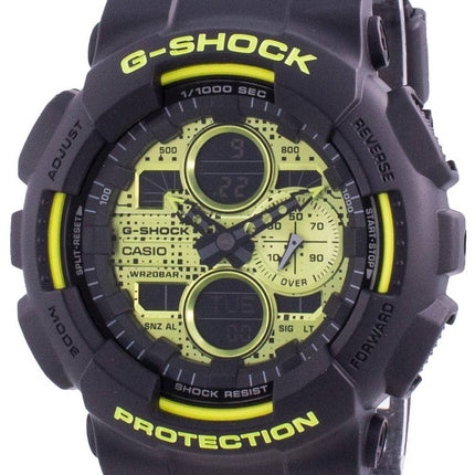 Casio G-Shock World Time Quartz GA-140DC-1A GA140DC-1A 200M Men's Watch