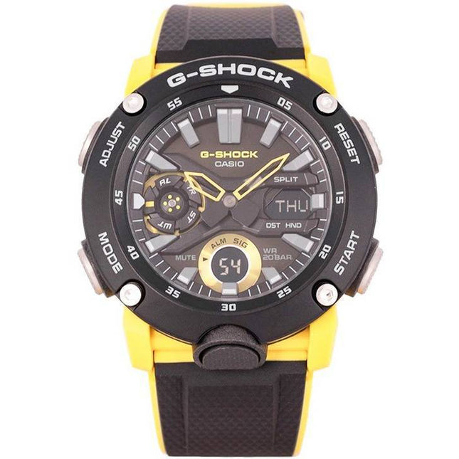 Casio G-Shock Carbon Core Guard Digital Analog Black Dial Quartz GA-2000-1A9 GA2000-1 200M Men's Watch
