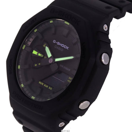 Casio G-Shock Neon Accent Analog Digital Quartz Divers GA-2100-1A3 GA2100-1A3 200M Mens Watch