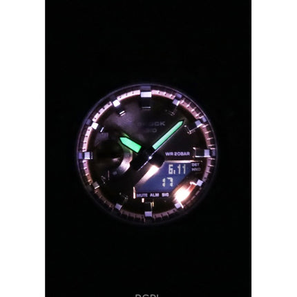 Casio G-Shock Analog Digital Resin Strap Bronze Dial Quartz GA-2100BM-7A5 200M Unisex Watch