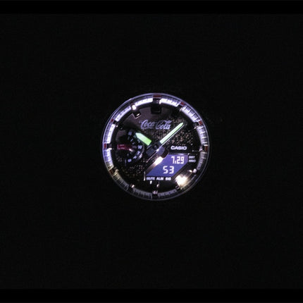 Casio G-Shock Coca Cola Collaboration Analog Digital Bio-Based Resin Strap Brown Dial Quartz GA-2100CC-3A 200M Men's Watch