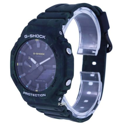 Casio G-Shock Mystic Forest Analog Digital Quartz GA-2100FR-3A GA2100FR-3 200M Mens Watch
