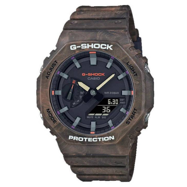 Casio G-Shock Analog Digital Resin Quartz GA-2100FR-5A GA2100FR-5 200M Mens Watch