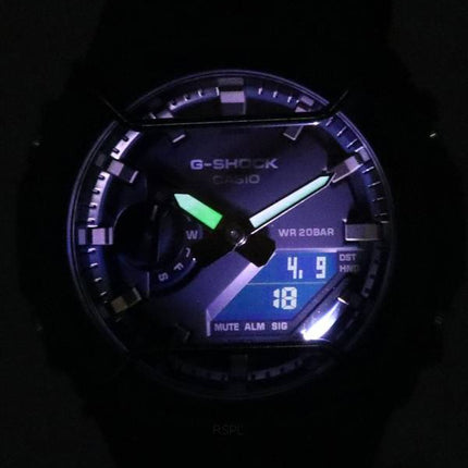 Casio Tone-on-Tone G-Shock Analog Digital Blue Chromatic Dial Quartz GA-2100PT-2A GA2100PT-2 200M Men's Watch